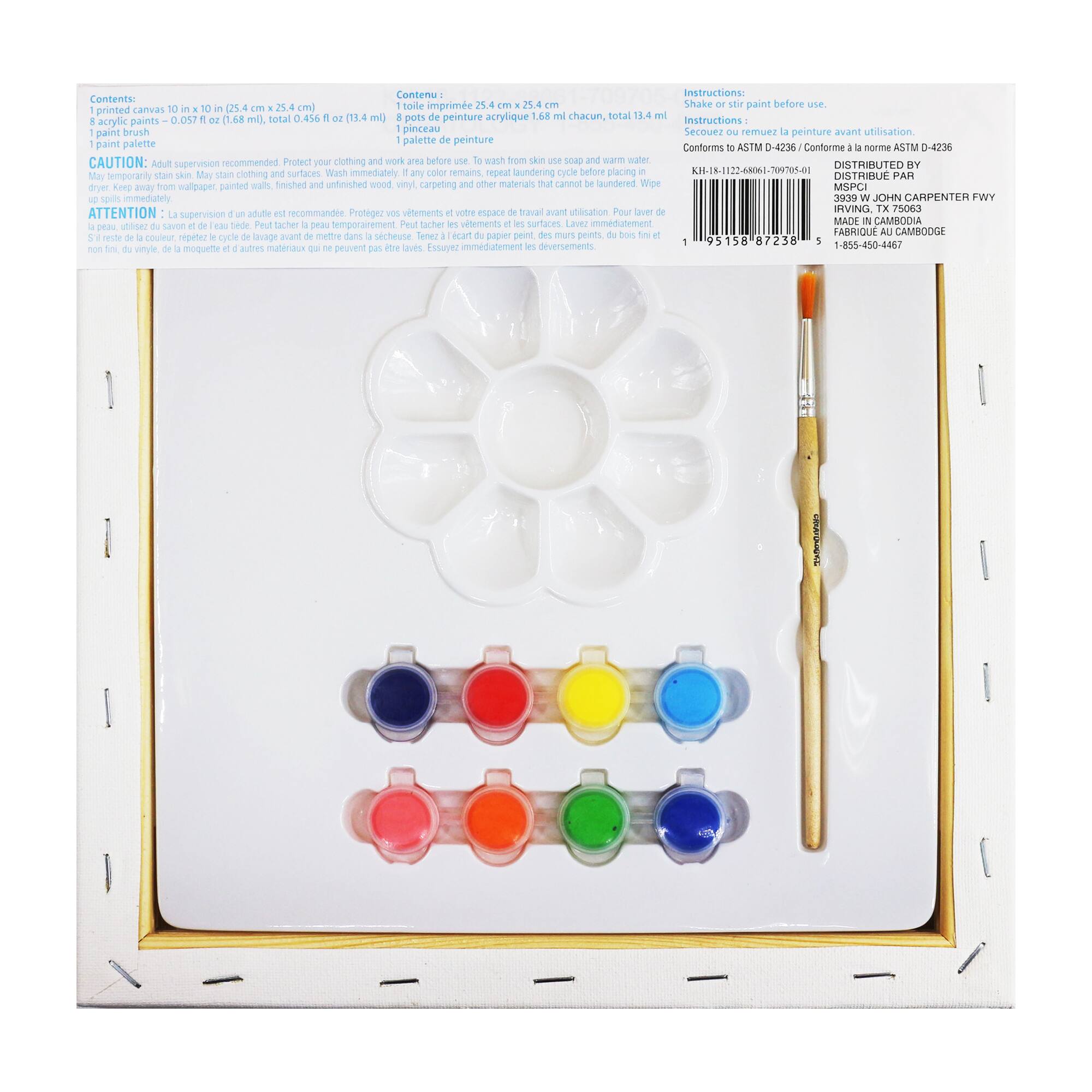 Snacks Canvas Painting Kit by Creatology™